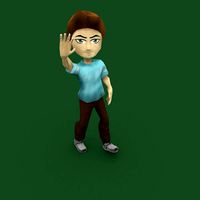 Low Poly Character Mitch