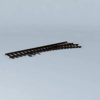 Eco Rail Track Points Old Wooden Split Sleepers