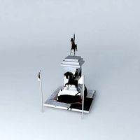 Statue General San Martin Park Cantagalo