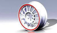 Wheel with rim