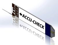 Accu Check Aviva glucose test strip