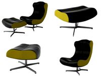 Alster Armchair and Footstool