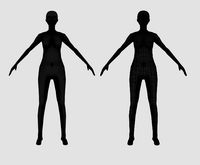 Low poly Woman