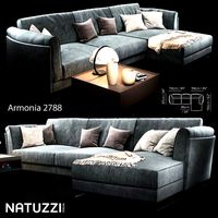 Sofa natuzzi armonia 2788