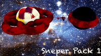 Spaceships Sneper Pack 1