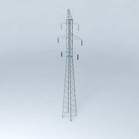 Electricity high voltage trellis