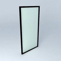 3d window with frame