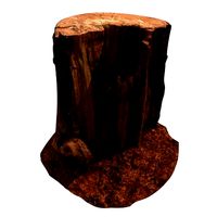Old stump lowpoly