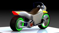 Electric motorcycle concept vintage style