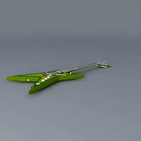 Dean Razorback 255 Dimeslime guitar