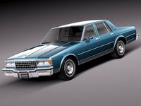 Chevrolet Caprice Sedan 1978 3D Model