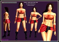 Zuleyka lowpoly game ready model