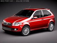 Fiat New Palio 2009 3D Model