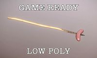 Sausage and Stick low-poly game ready