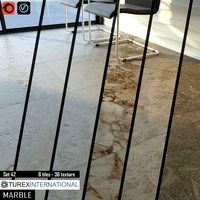 TUREX INTERNATIONAL Marble Tiles Set