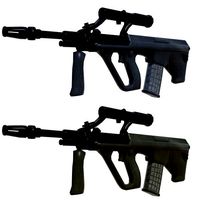 Steyr AUG Assault Rifle - Game Ready