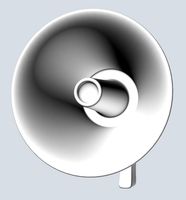 Stylized simple megaphone bullhorn loud-speaker 3D model