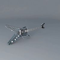 Dimebag Darrell Dean ML Diamond Plate guitar