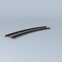 Eco Rail Track Short Curve Concrete Sleepers
