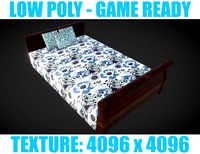 Low poly Bed 2