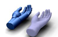 Reverse Engineered Hand model using simple features