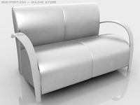 Sofa from two sections Paladin 3D Model