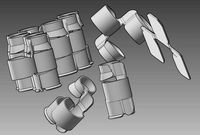 metallic belt caliber 30 m1 braz  Autodesk Inventor  Fusion 2013