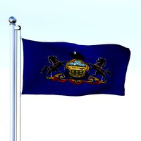 Animated Pennsylvania Flag