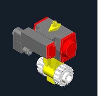 2 Way air actuated valve