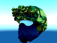 Combat Helmet with Night Vision goggles