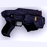 Low poly gun 3D
