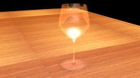 Cup of glass