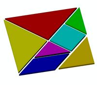 Tangram puzzle | 3D