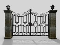 Driveway Gate Old
