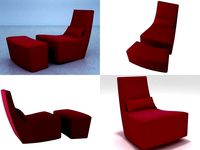 Neo Chair and Footstool