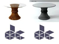 Wheat Round Table NP-10F