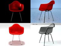Eames Plastic Armchair DAX