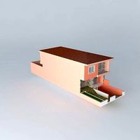 Orange house architecture