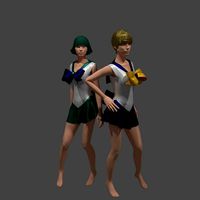 Sailor Uranus and Neptune