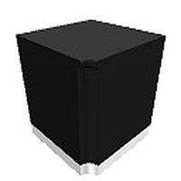 Black corner cabinet