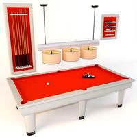 LU BO Biliardi - Cassiopea white - pool version