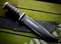 KA-BAR USMC black combat knife