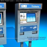 Ticket dispenser 3D Model