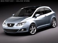 Seat Ibiza SportCoupe 3D Model