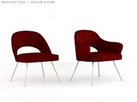 Saarinen Executive Chairs 3D Model