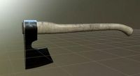 Low-poly Axe