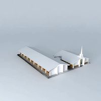 LDS. Centro de Reunion Mormon, Chetumal,Quintana Roo.Mexico.
