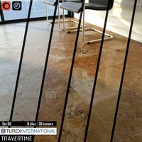 TUREX INTERNATIONAL Travertine Tiles Set