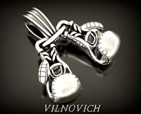Boxing gloves pendant | 3D
