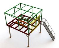 Blower room platform framework